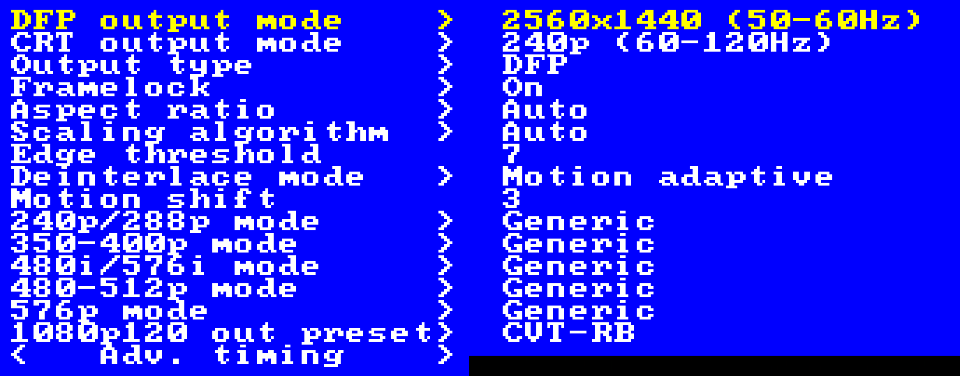 OSSC Pro Scaler opt.(Fw.0.69)